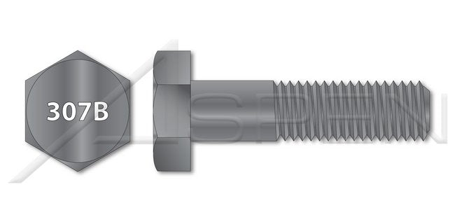 Grade B Steel Plain ASTM A307 Heavy Hex Bolt - Image 1