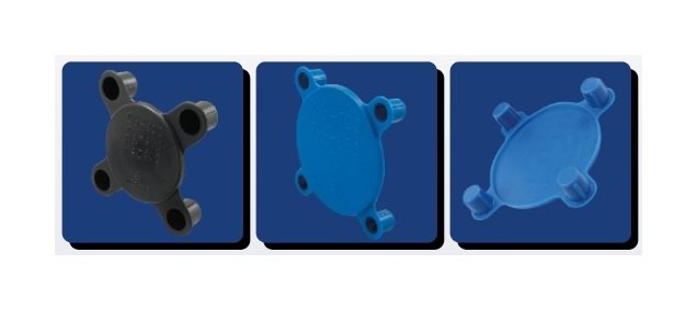 LDPE Bolt Hole Flange Protector for 1-1/4 in Pipes - Image 3