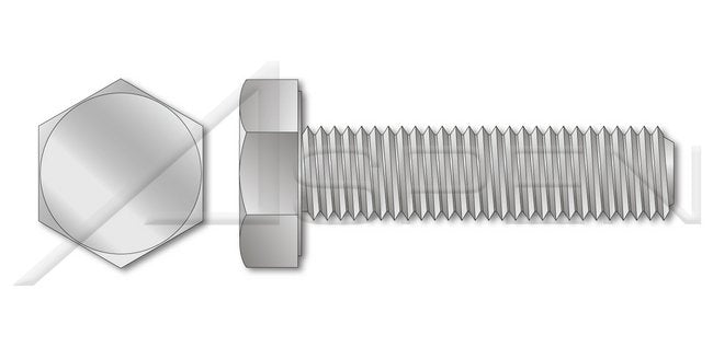 Aluminum DIN 933/ISO 4017 Metric Full Thread Hex Head Cap Screw Bolt - Image 1