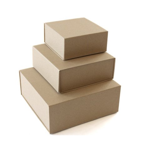 10-Inch Natural Kraft Wrap Collapsible Box - Image 1