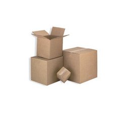 22-Inch Kraft Corrugated Cube Box - Image 1