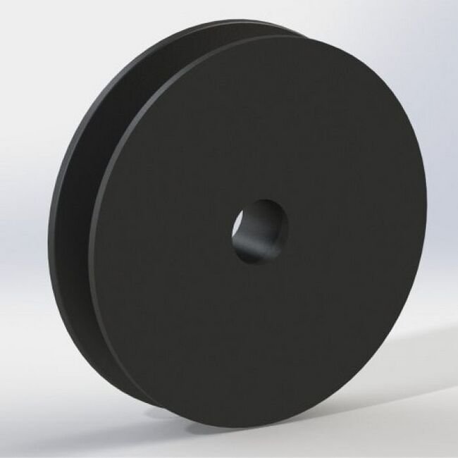 BP Series 0.254 Inch (in) Bore Diameter and 1.73 Inch (in) Outside Diameter Standard Acetal Pulley - Image 1