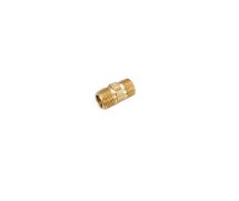 Brass Compression Coupling Fitting - 1 Inch, 24 lb Weight per 100 Pieces, Hex Nipple - Image 1