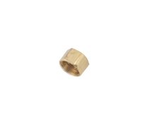 Brass Compression Coupling Fitting, 1/4 in, 1 lb Weight (100 pcs), Nut-61 - Image 1