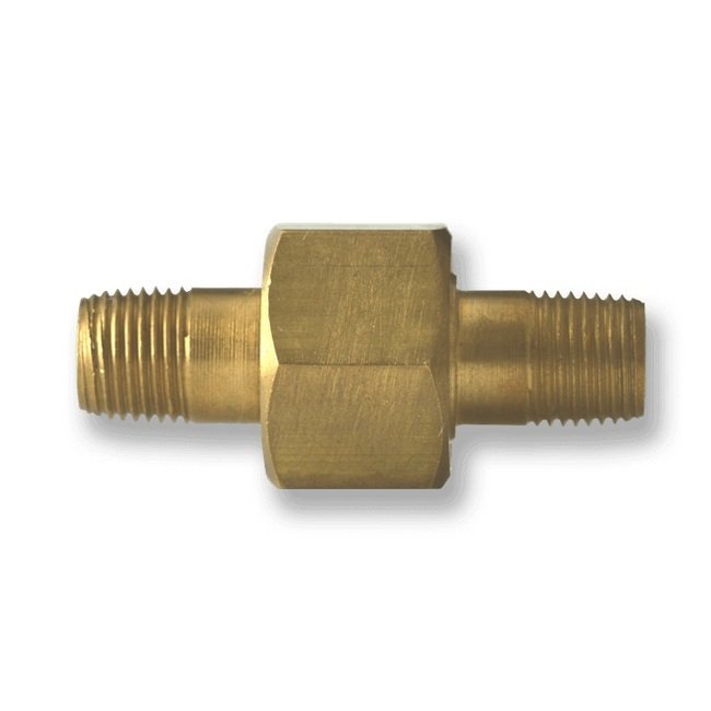 BXU Series 3/8 Inch (in) Male National Pipe Thread (MNPT) Brass Union - Image 1