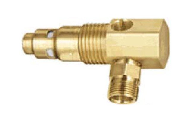 Brass Side Inlet Compression Check Valve, 3/8 in Inlet Size - Image 1