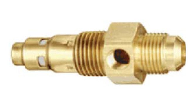 5/8 Inch Brass JIC Flare Inlet Tank Check Valve - Image 1