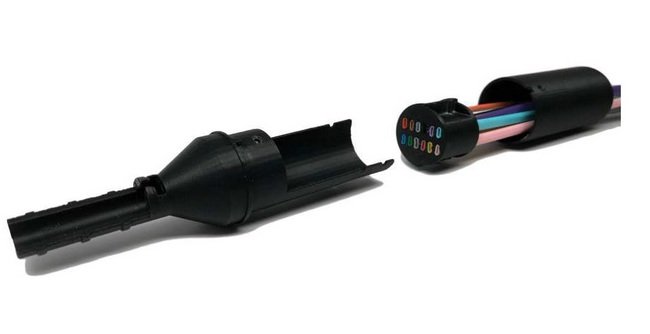 Opticonx BOKP Series 24 Fiber, 900 Micrometer (µm) Buffered Fiber, and 2.0 Micrometer (µm) Tubing Diameter Breakout Kit - Image 2