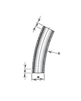 Champion Fiberglass 1" IPS Aboveground Conduit Elbow - 30º x 12" Radius - Image 1