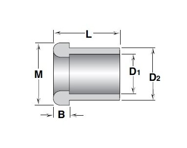 Champion Fiberglass 3in ID Belowground Socket Type End Bell - Image 1