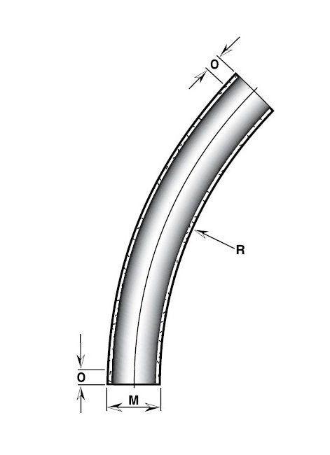 Champion Fiberglass 6 Inch Standard Wall Radius Elbow - Image 1