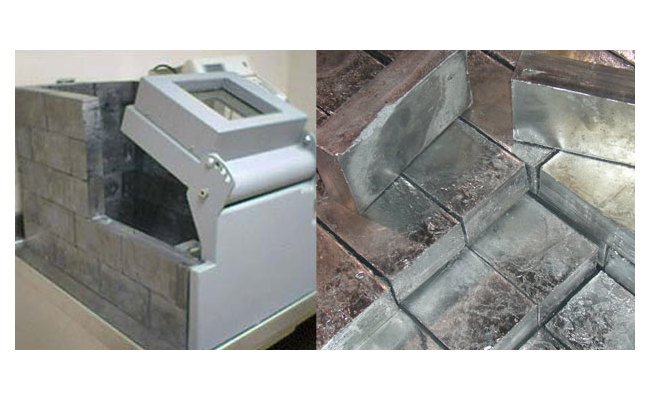 MarShield 55 Inch L-Block Shield with Lead Glass Window - Image 1