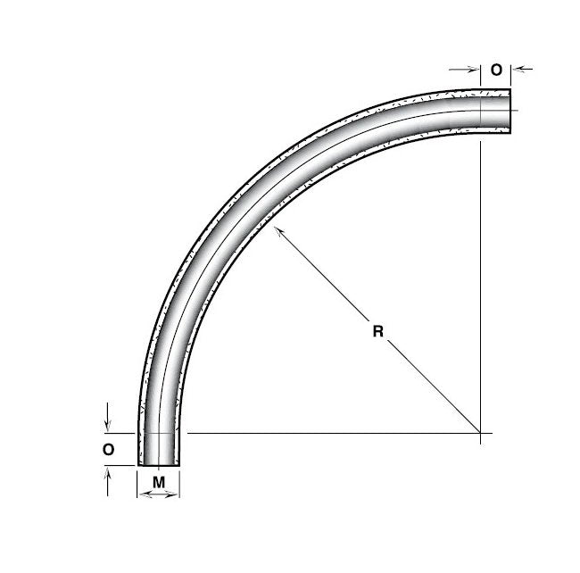 Champion Fiberglass 1 1/2in IPS Belowground Radius Elbow - 90º x 12in Radius - Image 1