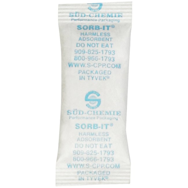 Silica Gel Packets - 7/8" x 2-1/8" - Pack of 3000 - Image 1