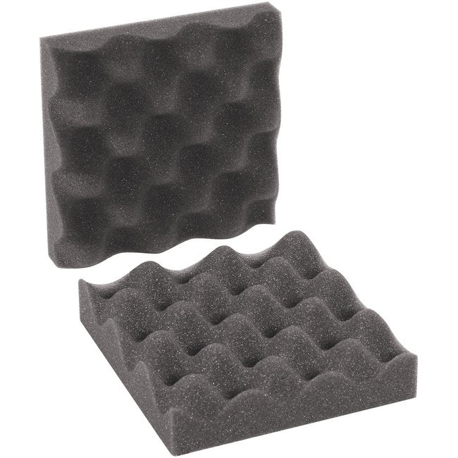 6x6 Charcoal Convoluted Foam Set - Image 1