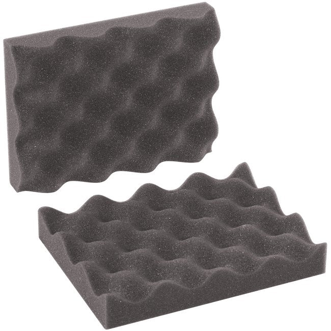 Alpha Packaging 8x6 Charcoal Convoluted Foam Set - Image 1