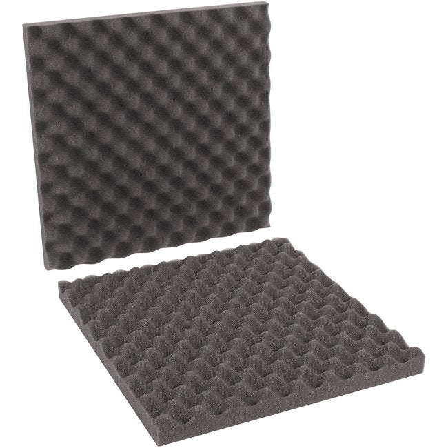 16x16 Charcoal Convoluted Foam Set - Image 1