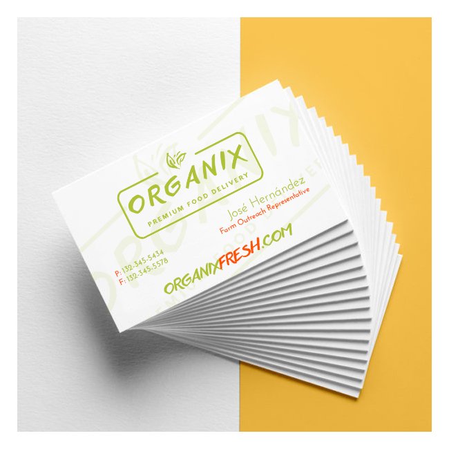 32pt Megacolor Fill Business Card - 9x4 Dimension - Image 1
