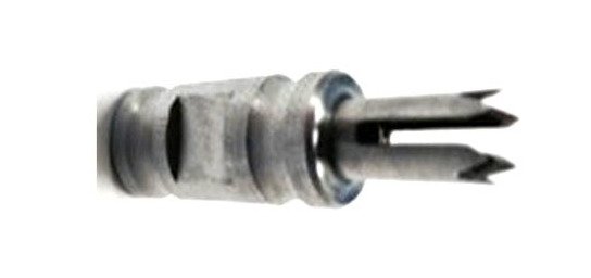 1/4 Inch (in) Diameter and 2 Inch (in) Length Butterfly Round Toothed Punch - Image 1