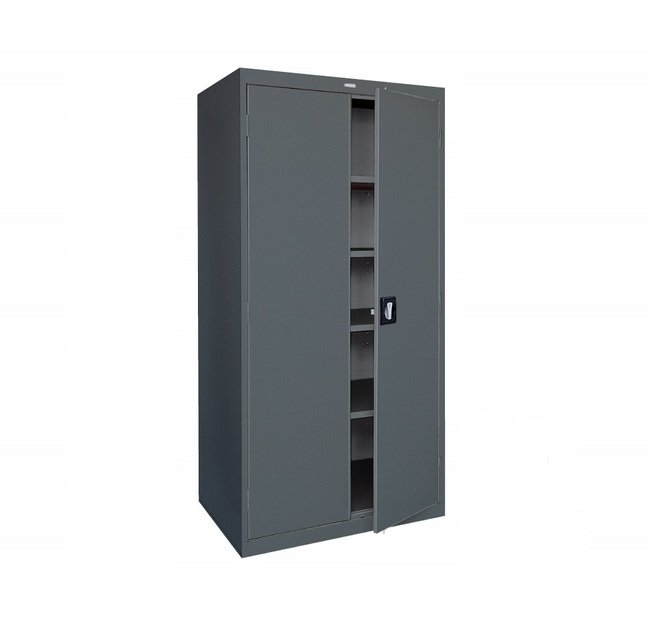 36x24 in Charcoal Heavy-Duty Industrial Storage Cabinet - Image 1