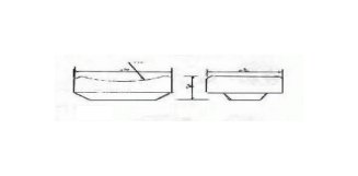 3-15/16 Inch (in) Width and 4-1/2 Inch (in) Length Cable Rack Insulator - Image 2