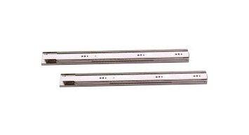 Heavy-Duty 16-Inch Full Extension Slide, 100 lbs Load Capacity, Zinc Plated - Image 1
