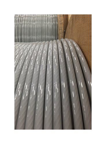 1/8 Inch (in) Bare Diameter and 3/16 Inch (in) Coated Diameter Can Conveyor Wire Rope - Image 1