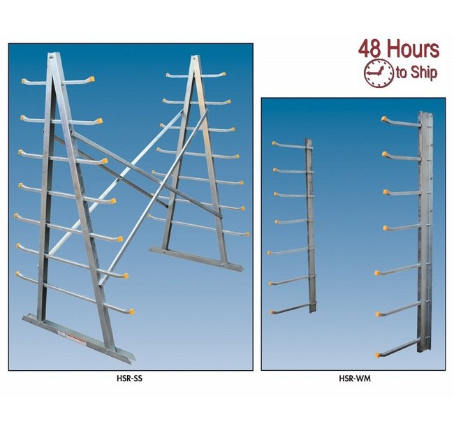 Heavy-Duty Wall Mounted Cantilever Material Rack - Image 1