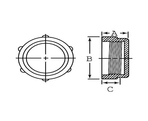 Moss Series Metric Threaded Caps - Low-Density Polyethylene, M24 x 1.5, Red - Image 2
