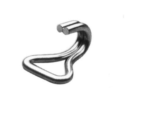 Heavy-Duty 2" Wire Hook for Winch Straps - Image 1