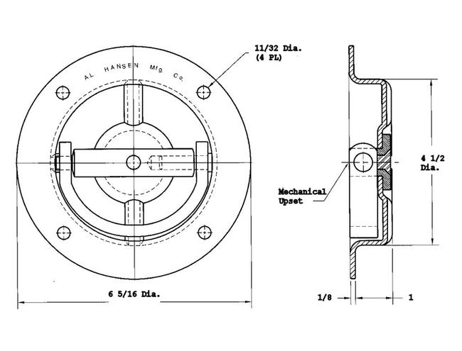Heavy Duty Cargo Tie Down Ring - Image 2