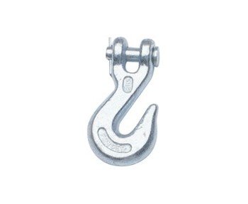 Heavy Duty 3/8" Clevis Grab Hook with Safety Latch - Image 1