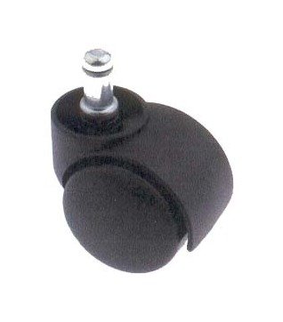 Heavy-Duty Twin Wheel Cylinder Caster - Image 1