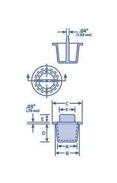 Durable Center Pull Tapered Plastic Plug - Image 2