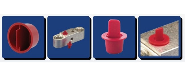 Tapered Plastic Plug with Center Pull Tab - Image 3