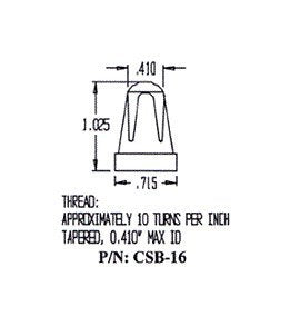 Cerama-Nut® 22-10 American Wire Gauge (AWG) Wire Connector - Image 2