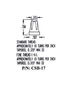 Cerama-Nut® 22-10 American Wire Gauge (AWG) Wire Connector - Image 3