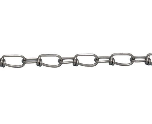 Suncor® Stainless Steel S7 Double Loop Chain, 0.65-Inch Height - Image 1