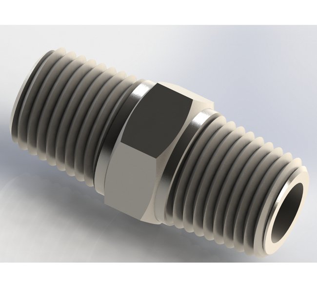 High-Pressure Ball Type Check Valves - NPT Connection, 1/8" NPT Male - Image 1
