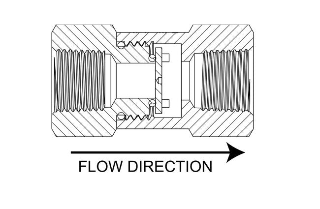 High-Flow Disk Type Check Valves - Brass/Stainless Steel, NPT Connection - Image 3
