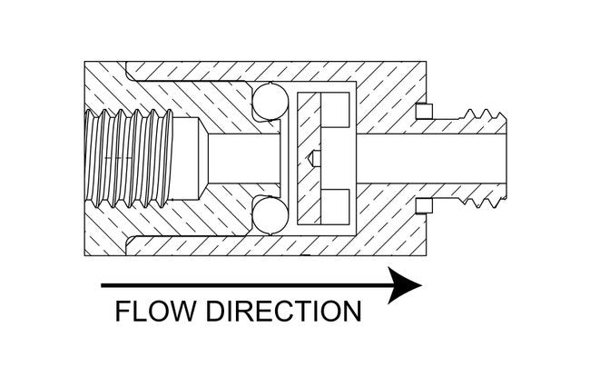 Disk Type Check Valves - 10-32 UNF Connection (303 SS) - Image 3