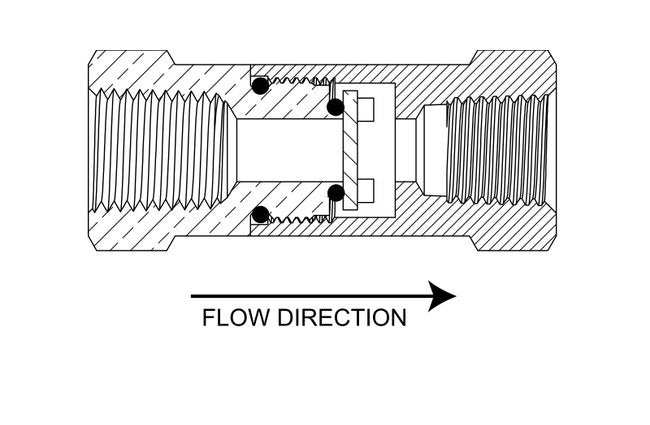 Disk Type Check Valves - Brass and Stainless Steel, NPT Female Connection - Image 3