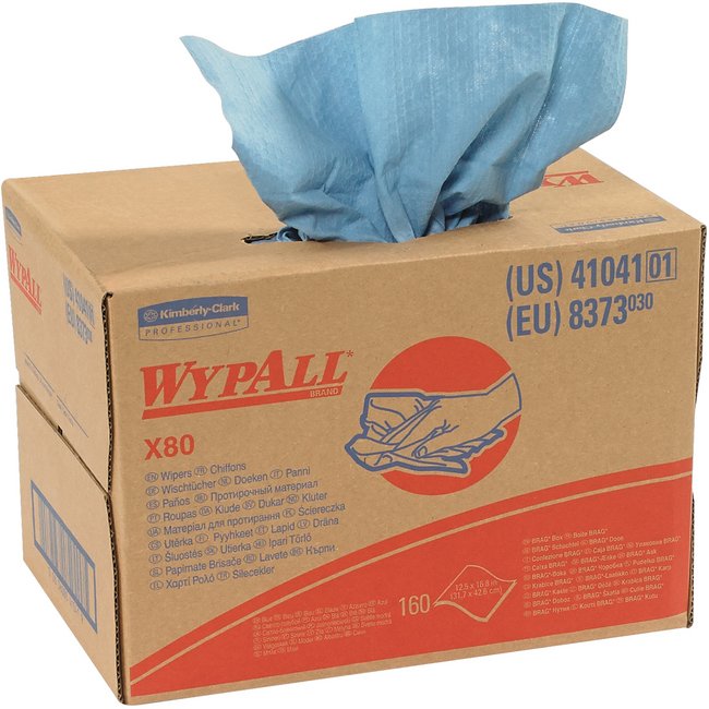 Kimberly Clark® WypALL® X80 Heavy-Duty Wipers - Dispenser Box - Image 1