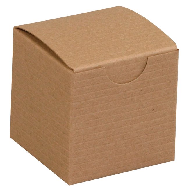 2x2x2 Kraft Gift Box - Image 1
