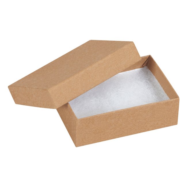 Alpha Kraft Jewelry Box - 3-1/16 x 2-1/8 x 1 in - Image 1