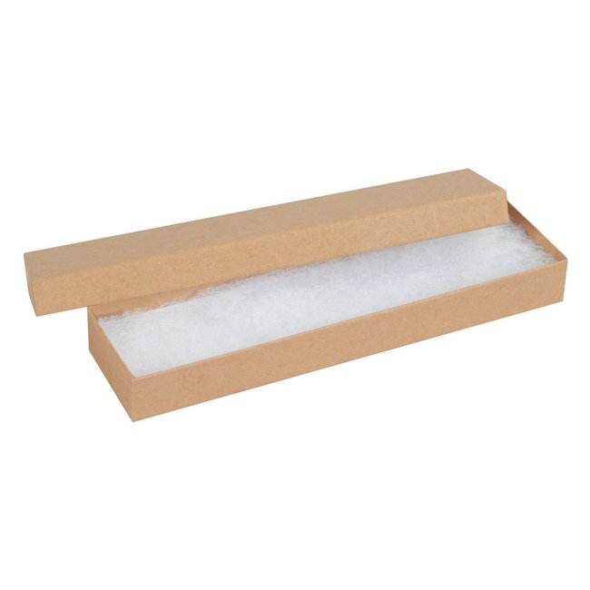 Alpha Kraft Jewelry Box - 8x2x7/8 in - Image 1