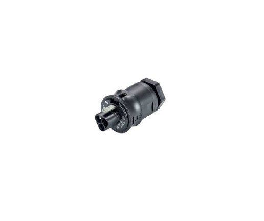 Wieland RST20I3 Male Device Connector, M20 Thread Size, Black Color - Image 1