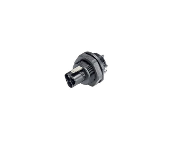 Wieland RST20I3 Male Device Connector - Thread Size M25, Black - Image 1