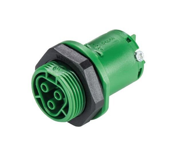 Wieland M25 Green Leaves RST20I3 Female Connector - Image 1
