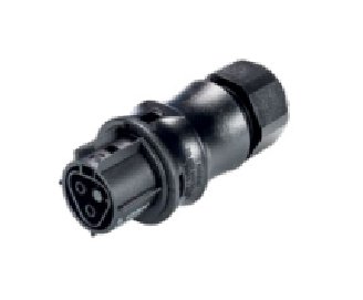 Wieland 2 Poles Signal Brown Female Connector - Image 1